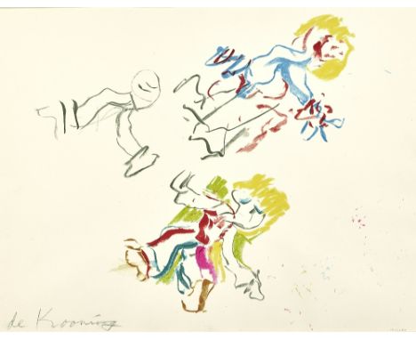 Willem de Kooning (1904-1997)For Lisa, 1984&nbsp;Lithograph in colors on wove paper, signed in crayon and numbered 133/250, w