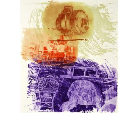 Robert Rauschenberg (1925-2008)Back Up, from Ground Rules, 1997Etching and photogravure in colors on Arches En Tout Cas paper