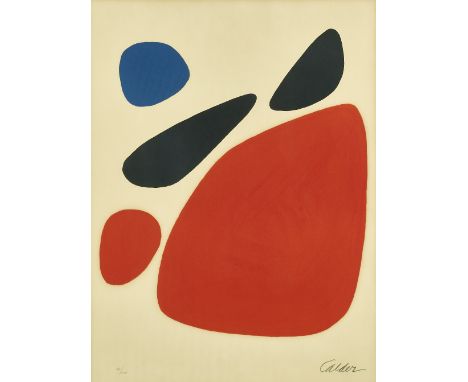 Alexander Calder (1898-1976)Untitled, c. 1970&nbsp;Lithograph in colors on wove paper, signed in pencil, numbered 14/100, wit