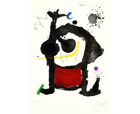 Joan Miró (1893-1983)Bethsabée (D. 556), 1972Etching and aquatint in colors on wove paper, signed in pencil and annotated 'H.