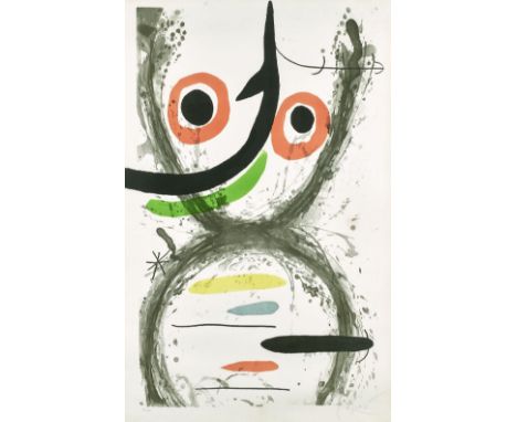 Joan Miró (1893-1983)Prise à L'Hameçon (D.515), 1969Etching and aquatint in colors with carborundum on Arches paper, signed i