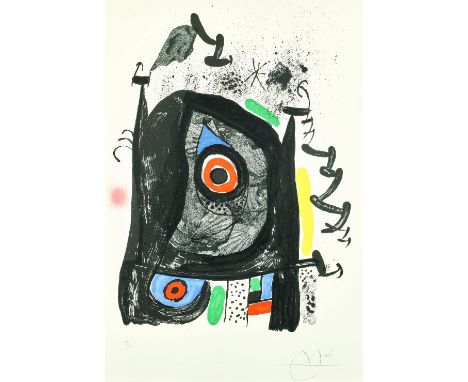 Joan Miró (1893-1983)Le Pelerin de Compostelle (M. 591), 1969&nbsp;Lithograph in colors on Rives BFK, signed in pencil and nu