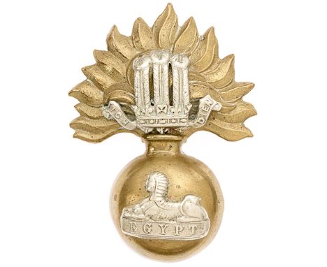 Indian Army 102nd King Edward's Own Grenadiers pagri badge circa 1903-22. Good scarce British die-stamped brass flaming grena