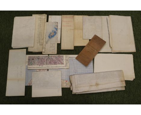 WW2 RAF and Army Ordnance survey maps (approx. 17) 