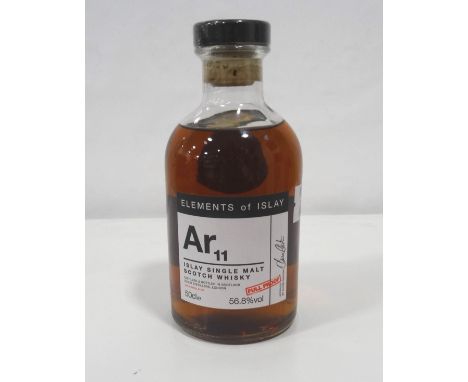 ELEMENTS OF ISLAY AR11 
A bottle of the Elements Of Islay Single Malt Scotch Whisky series.  50cl.  56.8% abv.  The series of