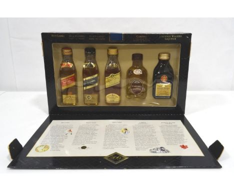 JOHNNIE WALKER SPECIAL COLLECTION MINIATURES
A boxed set of five miniatures celebrating 500 years of Scotch Whisky Distilling