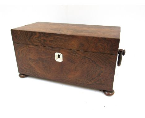 Miniature portrait, oval mirror and tea caddy 