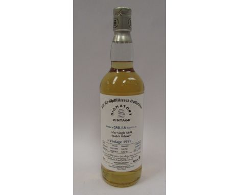 Signatory Vintage 1999 The Un-chillfiltered Collection Caol Ila Hogshead matured 10 year old Single Malt Scotch Whisky, Islay