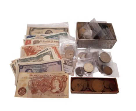 An interesting and varied collection of world coins, ancient and latter to include a Nuremberg Jetton, old Thai ‘bullet curre
