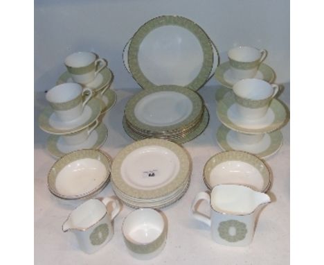 A Royal Doulton 'Sonnet' Pattern Tea Service for Eight.