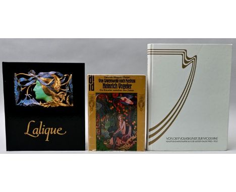 Drei Bücher Jugendstil"Von der Volkskunst zur Moderne. Kunst und Handwerk im Elbe-Weser-Raum 1900-1930". Hrsg. vom Landschaft