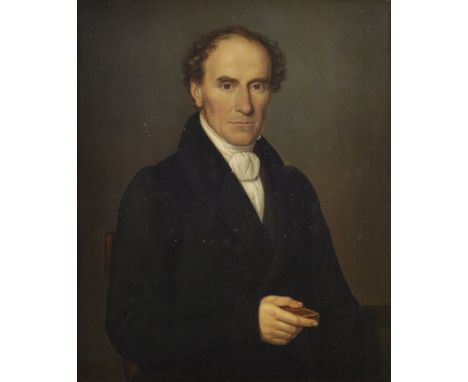 Rhomberg, Joseph Anton. 1786 Dornbirn(Vorarlberg)-1855 München Bildnis des Münchener Schneidermeisters Ludwig Gampenrieder. 1