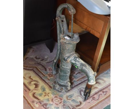 A vintage garden water pump