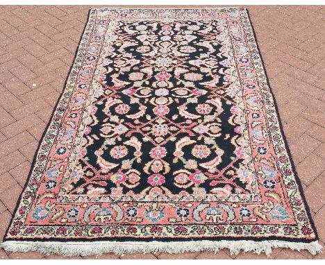 A vintage Persian Malayer rug. 2.1m x 1.2m