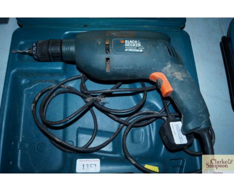 A Black &amp; Decker hammer drill