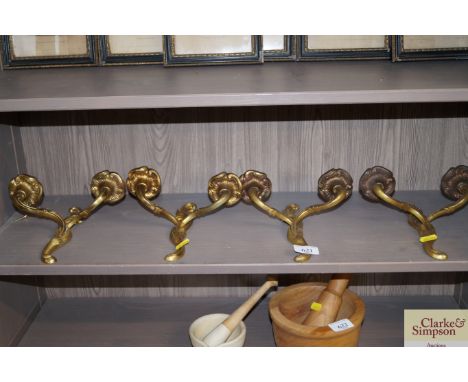 Four wall light fittings