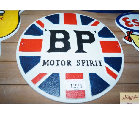 A reproduction BP plaque 