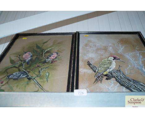 Peter R Holmes; two studies of birds
