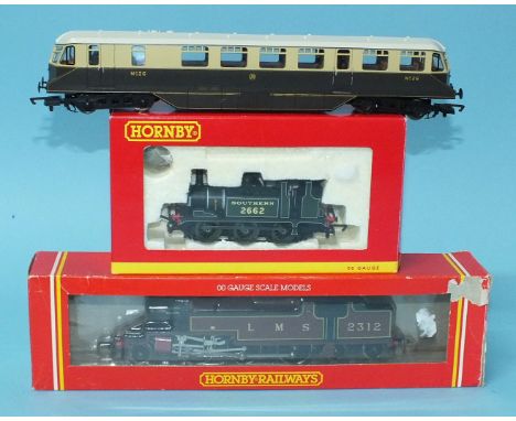 Hornby OO gauge, R3022 Class A1X 0-6-0 Terrier tank engine, SR RN2662, (boxed), R505 4P Class 2-6-4T RN2312, (in incorrect bo