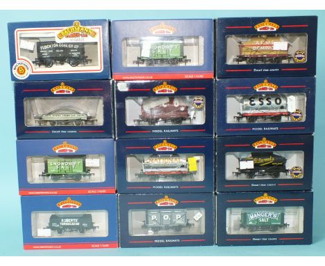 Bachmann OO gauge, twelve boxed private-owner wagons, (12).