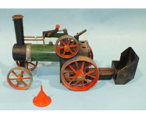Mamod, TE1 Traction Engine with burner, (no canopy or box).