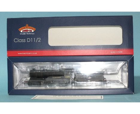 Bachmann OO gauge, 31-135 Class D11/2 4-4-0 BR black locomotive RN62690 "Lady of the Lake", (boxed).