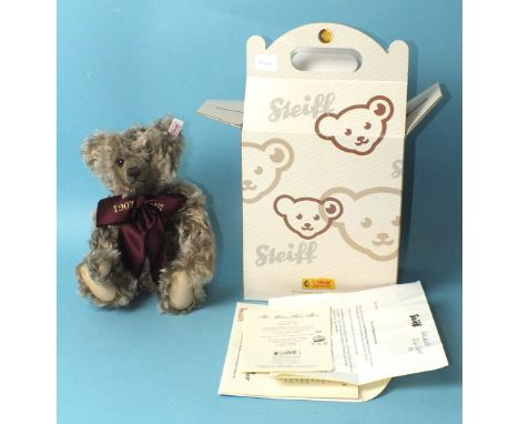 A Steiff for Danbury Mint Centenary "The Million Hugs" teddy bear, boxed with certificate.