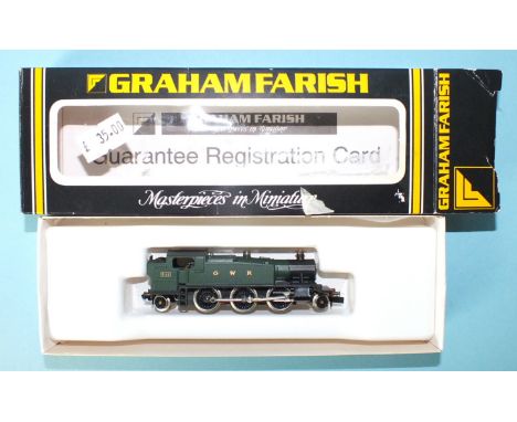 Graham Farish N gauge, No.1604 GWR 2-6-2 Prairie Tank Engine RN3112, boxed.