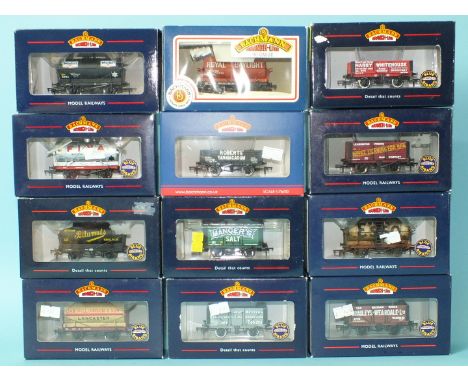 Bachmann OO gauge, twelve boxed private-owner wagons, (12).