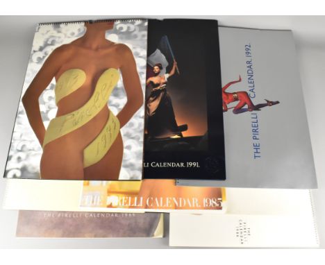 A Collection of Nine Pirelli Calendars, 1985-1993