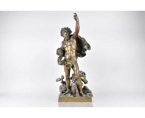 A 19th Century Bronze, Neptune Astride a Hippocampus, Possibly Italian, 47cm High, 12kg, Missing Trident