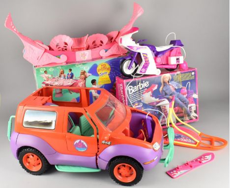 A Collection of Boxed and Loose Sindy and Barbie Vehicles 