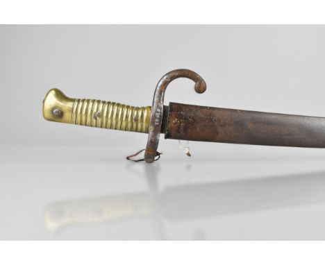 A French 1866 Chassepot Bayonet with Scabbard
