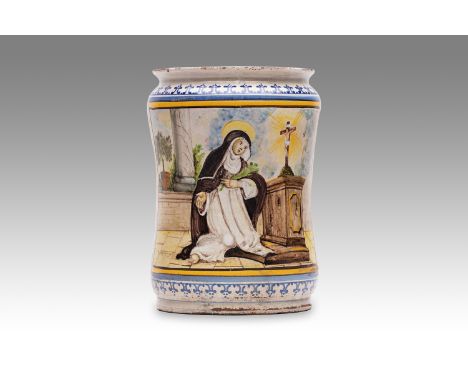 20th century | height: 22 cm | region: Castelli | country: Italy | condition: good | provenance: private pharmacy museum | Al