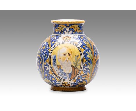 20th century | height: 22 cm | region: Caltagirone (Sicily) | country: Italy | condition: good | provenance: private pharmacy