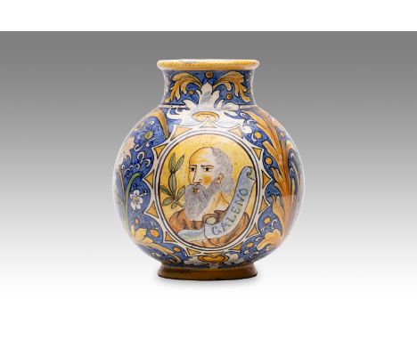 20th century | height: 23 cm | region: Caltagirone (Sicily) | country: Italy | condition: good | provenance: private pharmacy