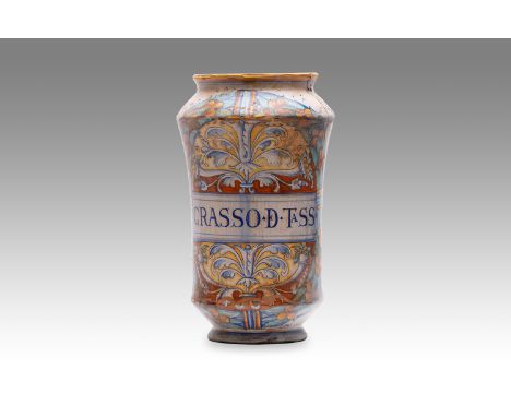 20th century | height: 28 cm | region: Deruta | country: Italy | condition: restored | provenance: private pharmacy museum | 
