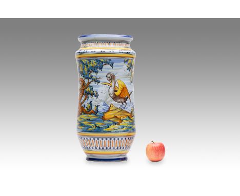 20th century | height: 48 cm | region: Talavera | country: Spain | condition: restored | provenance: private pharmacy museum 
