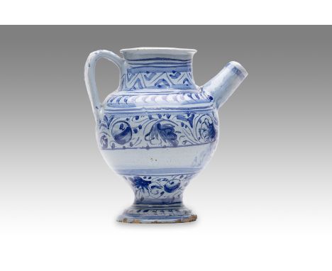 17th century | height: 20 cm | region: Faenza | country: Italy | condition: small restoration | provenance: private pharmacy 