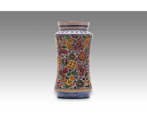 20th century | height: 22 cm | region: Southern Italy | condition: good | provenance: private pharmacy museum | Albarello fai