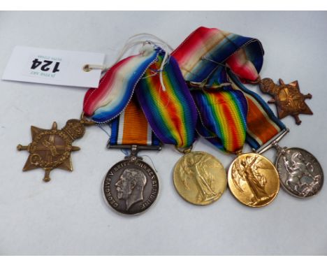 A FIRST WORLD WAR 1914-15 TRIO TO 57220 PT.F.J.TILLEY RAMC TOGETHER WITH A FIRST WORLD WAR TRIO TO 5-6260 PTE.H.LUKER, ARMY O