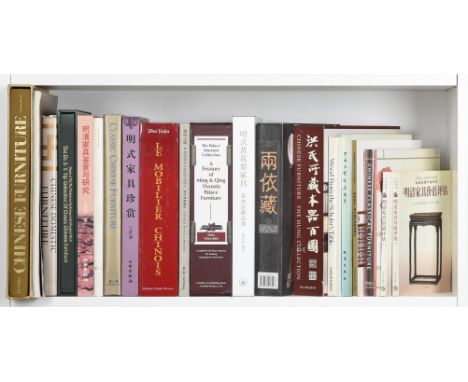 Ɵ&nbspA good group of Chinese Furniture reference Works, including: The Palace Museum Collection: A Treasury of Ming & Oing D