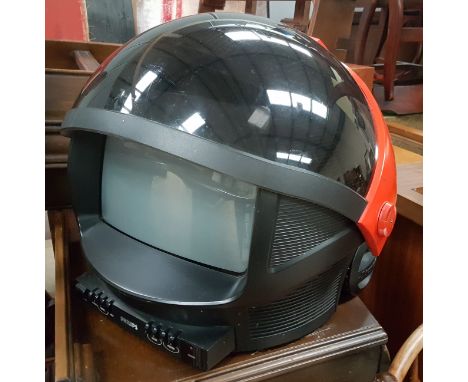 A 1980's Philips "Space Helmet" TV (sold as a collector’s item only)