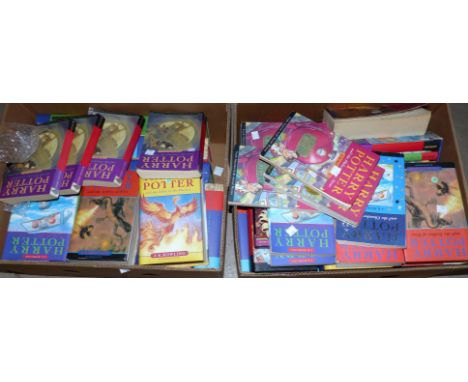 A collection of Harry Potter books