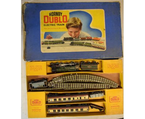 Boxed Hornby-Dublo electric train set to include EDLT 20 ‘Bristol Castle’ engine, 'The Bristolian' carriages and tracks toget