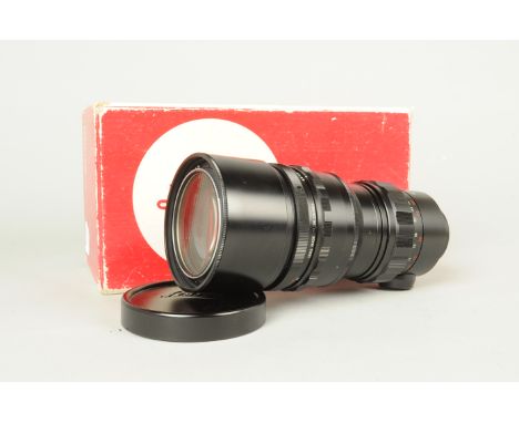 A Leitz Canada Telyt 280mm f/4 Lens, serial no. 2 123 572, 1965, screw fitting for use with Visoflex, barrel VG, elements VG,