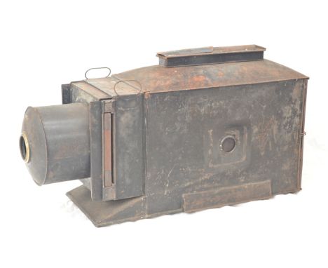 Early 20th Century Horizontal Enlargers,  mahogany and brass - whole plate Thornton-Pickard Ruby Enlarger, fitted with alumim