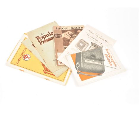Photographic Equipment Makers' Catalogues, 'Kodak', 1924, Catalogue D, pp 240, 'Abridged Butcher's Catalogue', 1923, pp 178, 