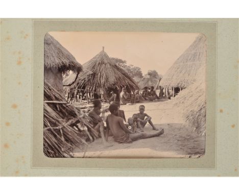 Gelatin Silver Snapshot Print Album of Rhodesia,  each 4¾in x 3¾in, including farms, farmhands, mines, local workforce and ca