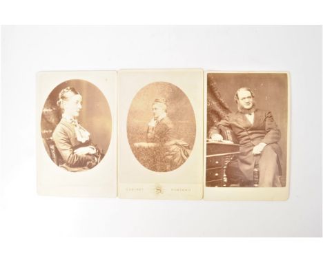 Various Images and Ephemera, incomplete assortment collected in various research projects, including cabinet cards, cartes de